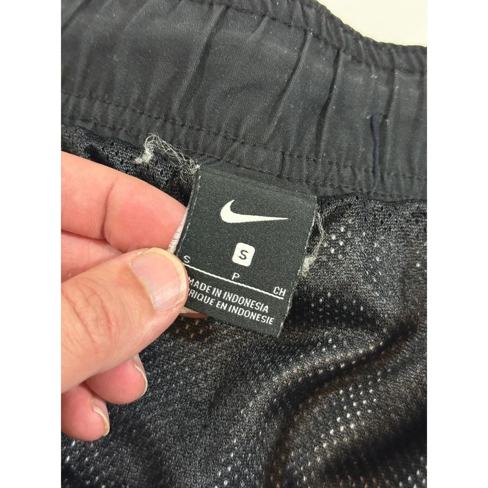 Nike Board Shorts Men Small Gray Abstract Marble Print Good Swim Trunks